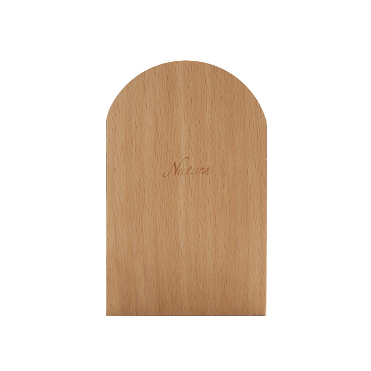 Anti-skid Bookends Shelf Holder Book Nature Wood Stand