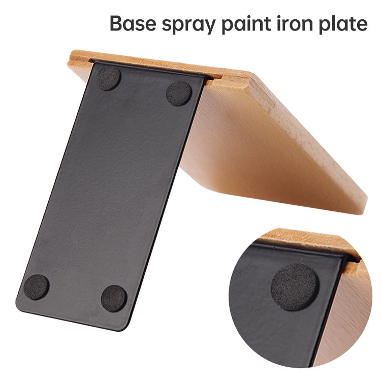 Anti-skid Bookends Shelf Holder Book Nature Wood Stand