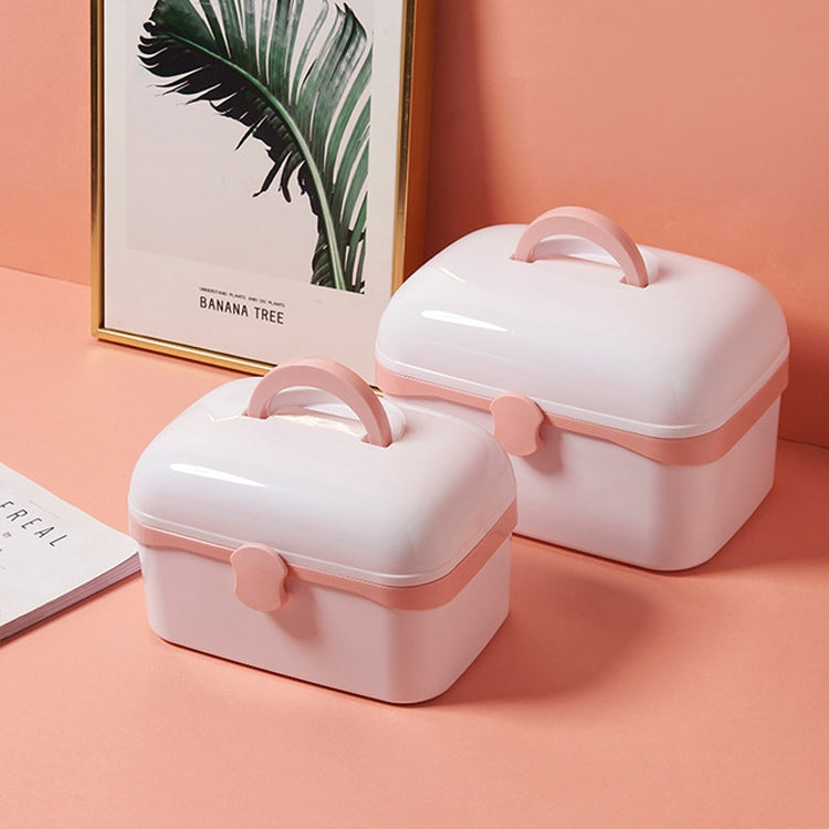 Multifunctional Dustproof Jewelry Cosmetic Plastic Box Household Portable Medicine Box Case