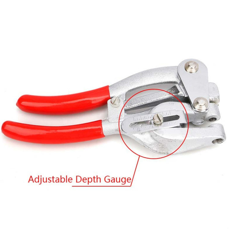 16 in 1 Stainless Steel Copper Aluminum Strip Iron Leather Plastic Manual Punching Pliers Punching Machine Set