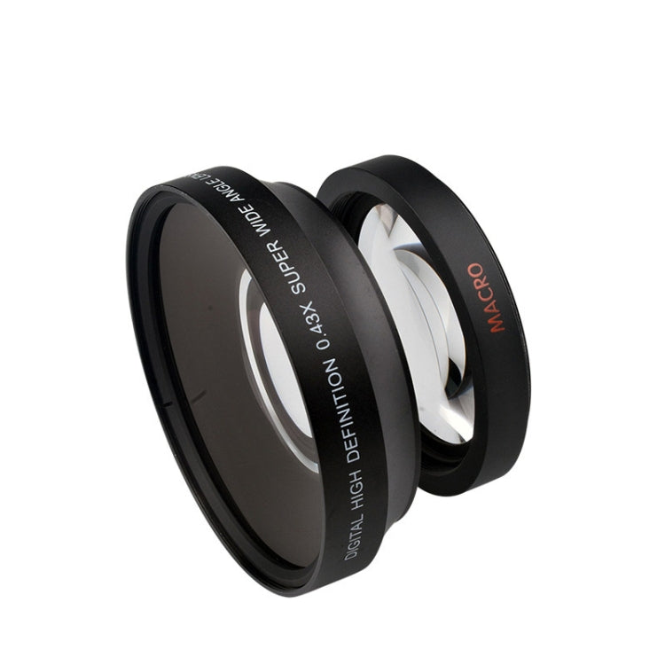 67mm 0.43X Super Wide Angle Fisheye Lens with Macro Lens for Canon