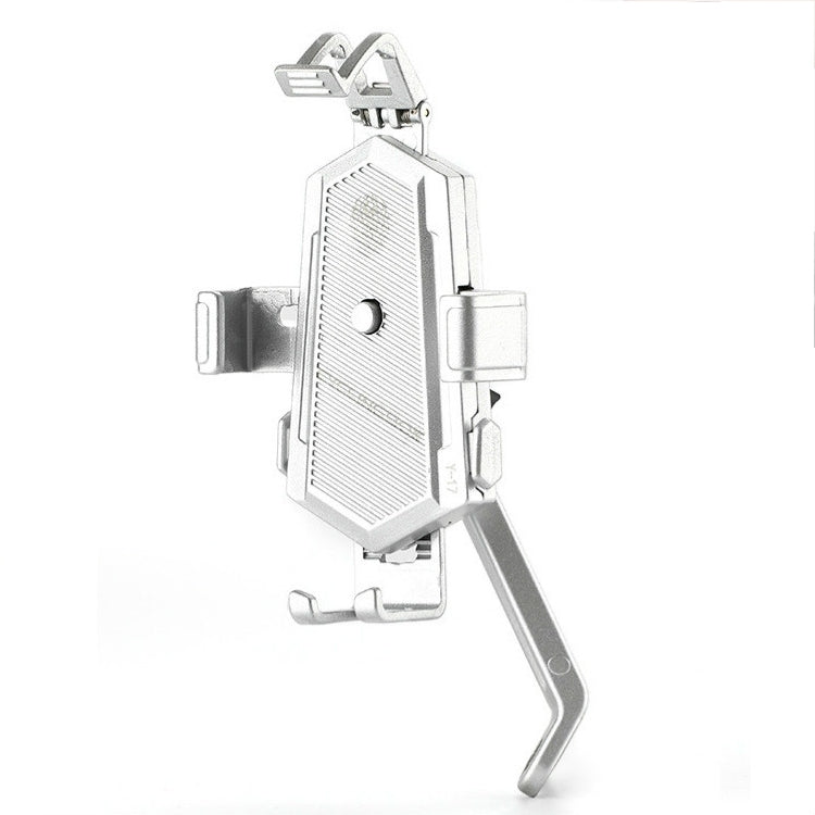Bicycle Mobile Phone Holder Can Rotate And Adjust Fixed Aluminum Alloy Bracket Automatic Grab Bracket