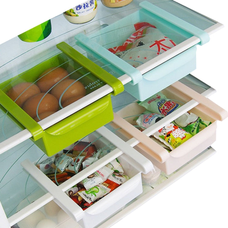 Multifunction Kitchen Refrigerator Storage Rack Fridge Freezer Shelf Holder Pull-out Drawer Organizer