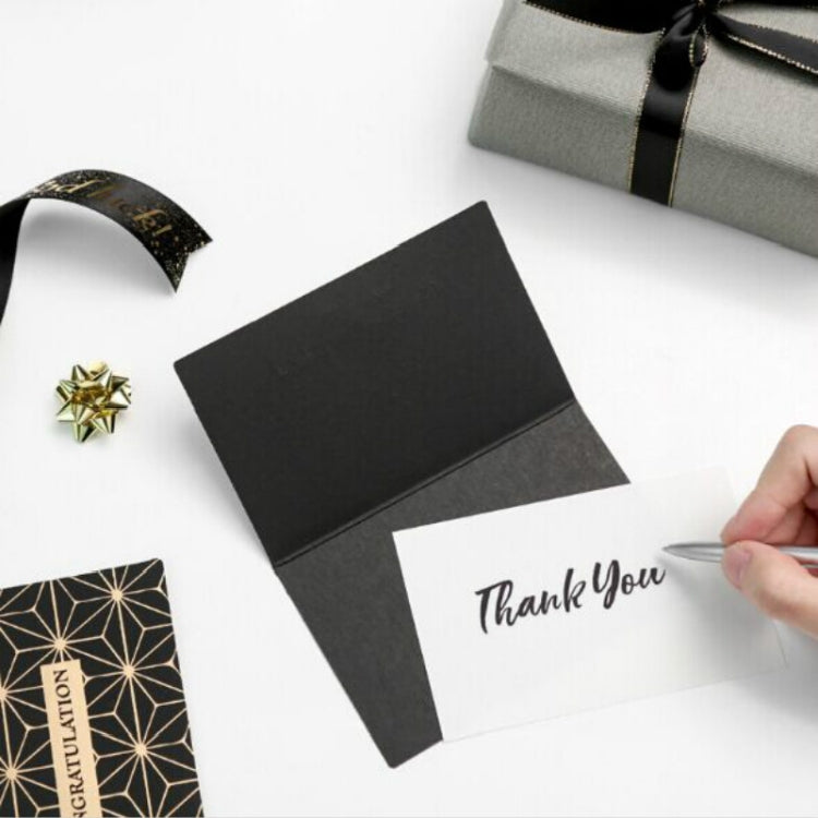 6 PCS Creative Business Bronzing Thanksgiving Birthday Card