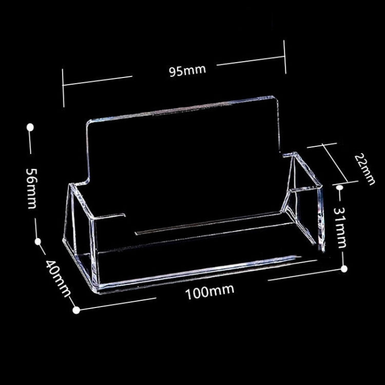 Acrylic Transparent Name Card Holder Desktop Showcase