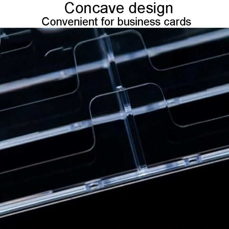 Acrylic Transparent Name Card Holder Desktop Showcase