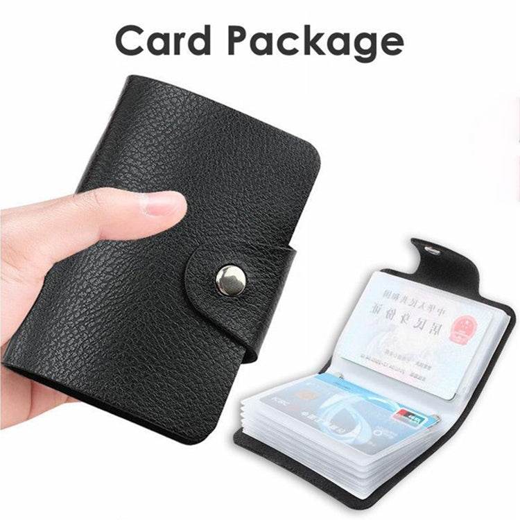 3 PCS Upgraded Version Card Bag Business Card Transparent Protective Cover Color Storage Card Holder