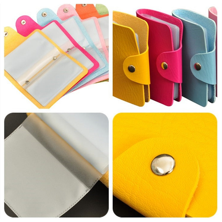 3 PCS Upgraded Version Card Bag Business Card Transparent Protective Cover Color Storage Card Holder