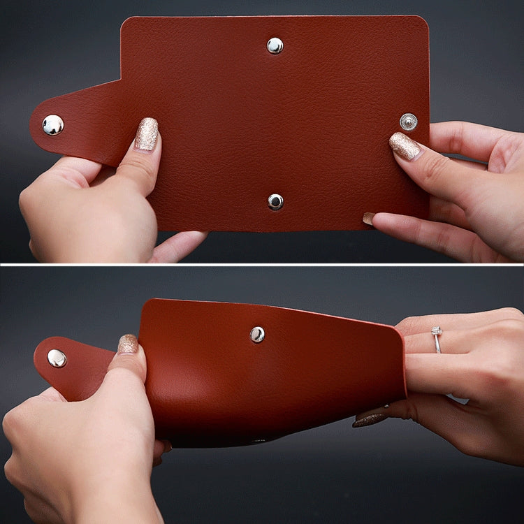 3 PCS Upgraded Version Card Bag Business Card Transparent Protective Cover Color Storage Card Holder