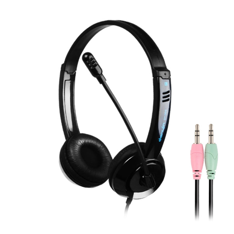 DANYIN DT326 Head-mounted Desktop Computer Children Learning Wire Headset with Microphone, Cable Length:1.8m, DT326 3.5mm Two-hole Black, DT326 3.5mm Two-hole White, DT326 Single Hole Four-level White, DT326 Single Hole Four-level Black                ...