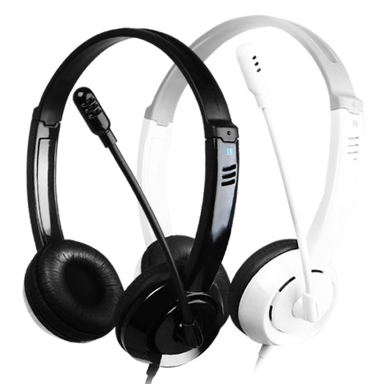 DANYIN DT326 Head-mounted Desktop Computer Children Learning Wire Headset with Microphone, Cable Length:1.8m, DT326 3.5mm Two-hole Black, DT326 3.5mm Two-hole White, DT326 Single Hole Four-level White, DT326 Single Hole Four-level Black                ...