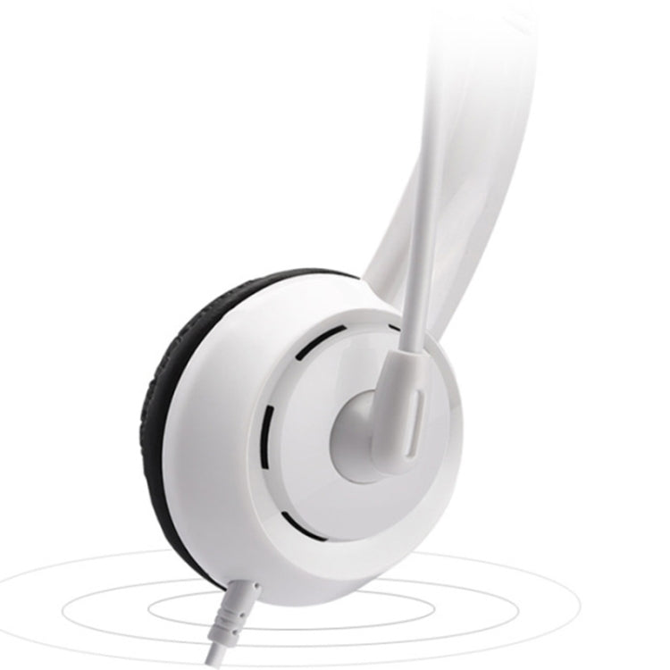 DANYIN DT326 Head-mounted Desktop Computer Children Learning Wire Headset with Microphone, Cable Length:1.8m, DT326 3.5mm Two-hole Black, DT326 3.5mm Two-hole White, DT326 Single Hole Four-level White, DT326 Single Hole Four-level Black                ...