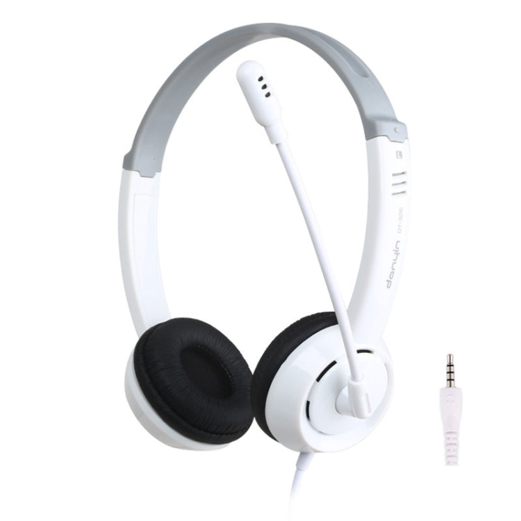 DANYIN DT326 Head-mounted Desktop Computer Children Learning Wire Headset with Microphone, Cable Length:1.8m, DT326 3.5mm Two-hole Black, DT326 3.5mm Two-hole White, DT326 Single Hole Four-level White, DT326 Single Hole Four-level Black                ...