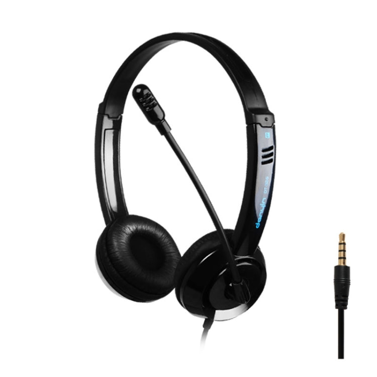 DANYIN DT326 Head-mounted Desktop Computer Children Learning Wire Headset with Microphone, Cable Length:1.8m, DT326 3.5mm Two-hole Black, DT326 3.5mm Two-hole White, DT326 Single Hole Four-level White, DT326 Single Hole Four-level Black                ...