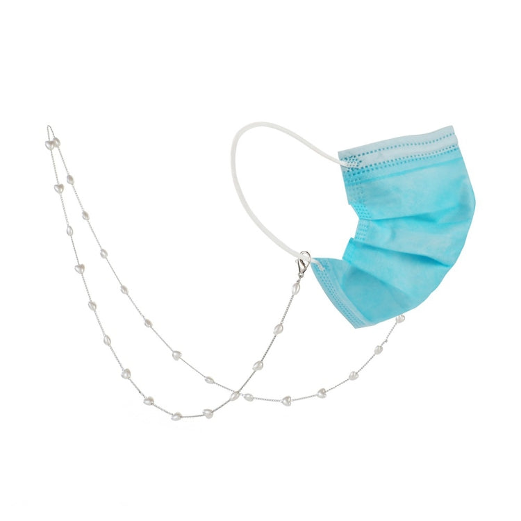 Mask Lanyard Love Pearl Anti-Lost Mask Lanyard Hanging Neck Glasses Chain