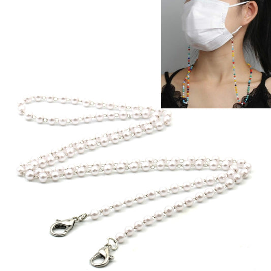 Mask Lanyard Handmade Crystal Bead Chain Anti-Drop Hanging Glasses Chain