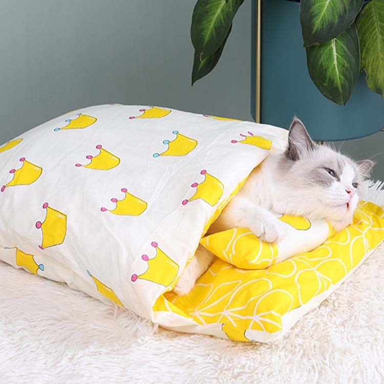 Closed Removable and Washable Cat Litter Sleeping Bag Winter Warm Dog Kennel
