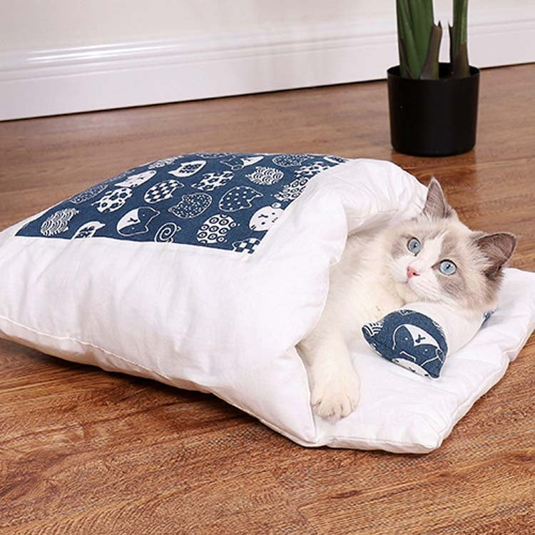 Closed Removable and Washable Cat Litter Sleeping Bag Winter Warm Dog Kennel
