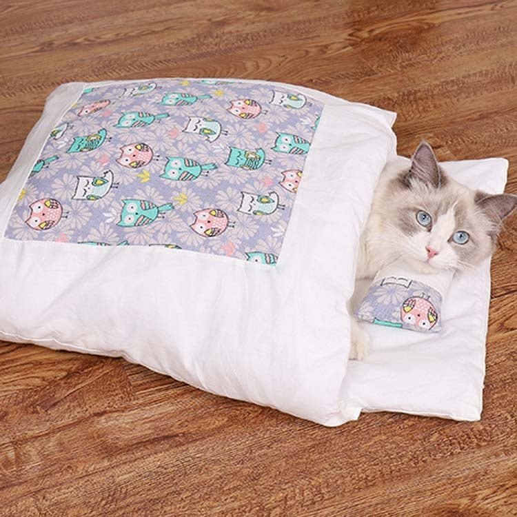 Closed Removable and Washable Cat Litter Sleeping Bag Winter Warm Dog Kennel