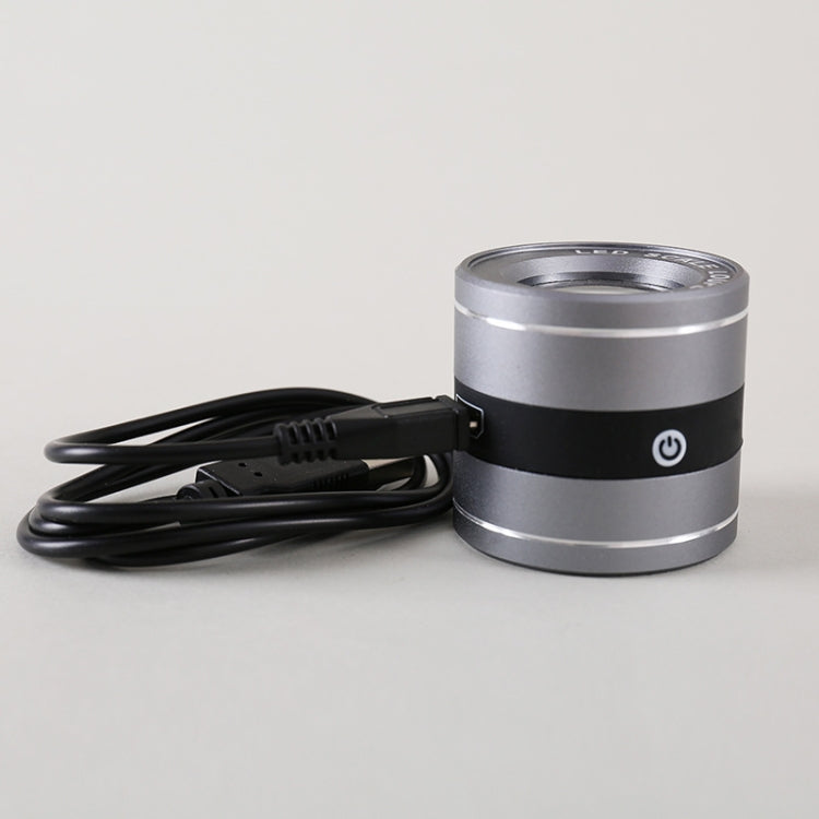 Rechargeable Tube Type With LED White Lamp UV Lamp Scale Measurement And Identification HD Optical Glass 10 Times Magnifying Glass