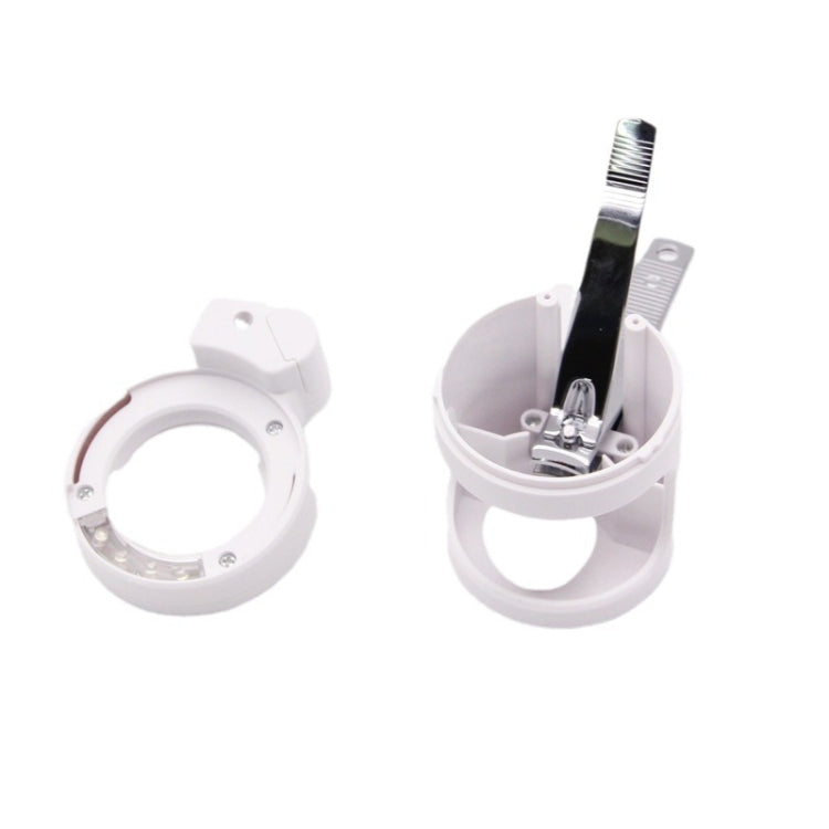 Detachable With LED Light HD 3.5 Times Old Man Nail Clippers Magnifying Glass