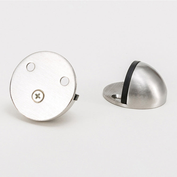 2pcs/pack Stainless Steel Door Stop Free Punch Door Top Cabinet Hardware Accessories