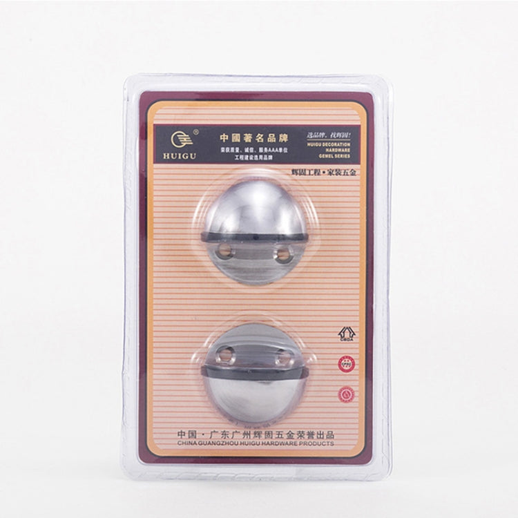 2pcs/pack Stainless Steel Door Stop Free Punch Door Top Cabinet Hardware Accessories