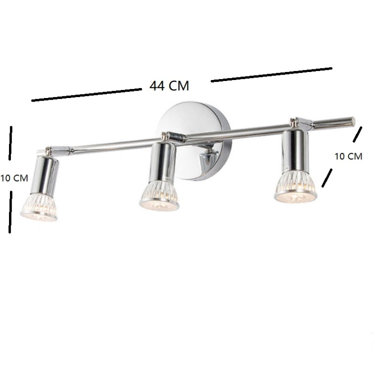 LED Chandelier Ceiling-mounted 9W Background Wall Adjustable Mirror Front Wall Light