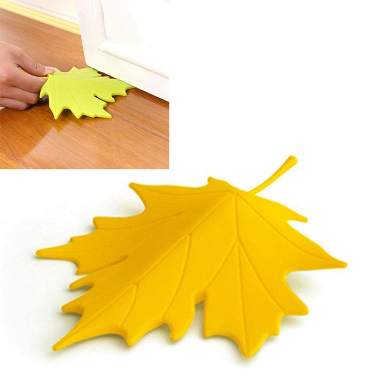 Maple Autumn Leaf Style Home Decor Finger Safety Door Stop Stopper