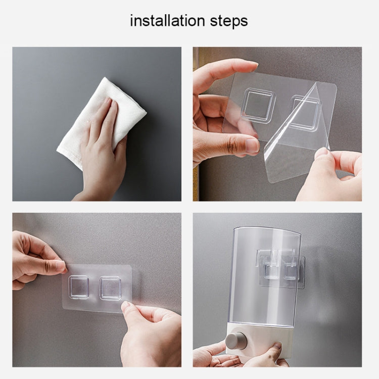 Wall-Mounted Miscellaneous Grain Storage Box Kitchen Large-Capacity Push-Type Sealed Tank