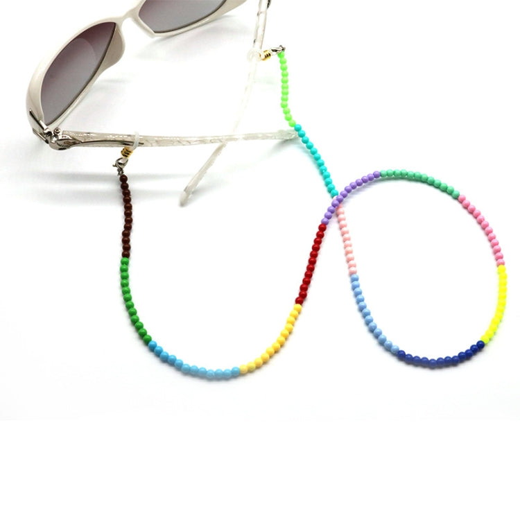 Color Beaded Non-Slip Anti-Drop Mask Glasses Chain Hanging Neck Lanyard Rope