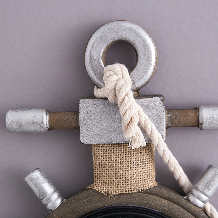 Retro Old Decoration Wall Clock Living Room Wooden Clock Wall Decoration