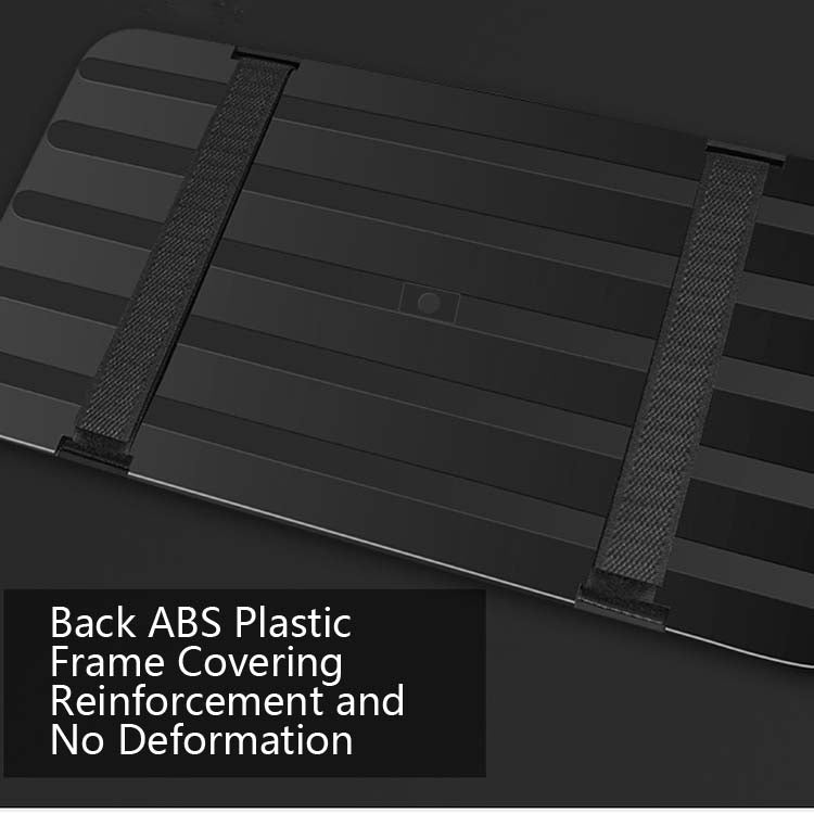 Car Sun Block Glasses Case Document Holder Car Plastic Frame Zipper Type Multi-Function Card Bag Storage Bag