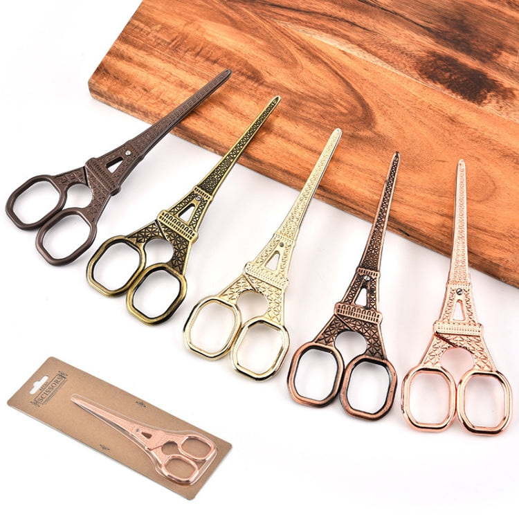 Stainless Steel Eiffel Tower Scissors Handmade Thread Tea Bag Scissors