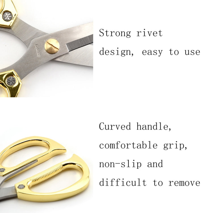 K82 Stainless Steel Alloy Scissors Multifunctional Household Powerful Diamond Scissors