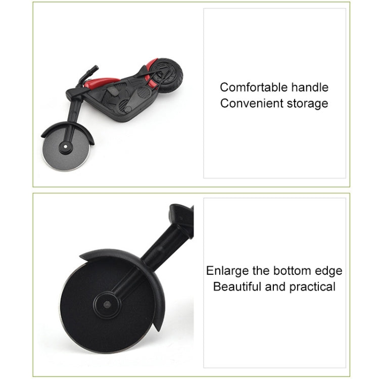 Stainless Steel Motorcycle Shape Pizza Cutter Roller Cutting Pizza Tool