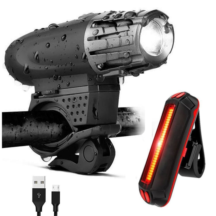 Bike Light USB Rechargeable Mountain Bike Warning Light