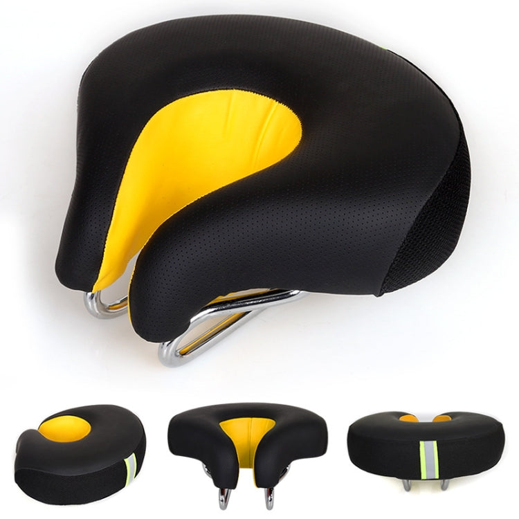 Noseless Bicycle Saddle Mountain Bike Thickened  Soft Cushion
