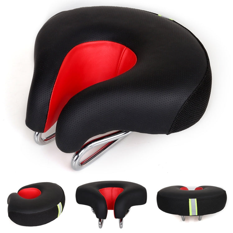 Noseless Bicycle Saddle Mountain Bike Thickened  Soft Cushion