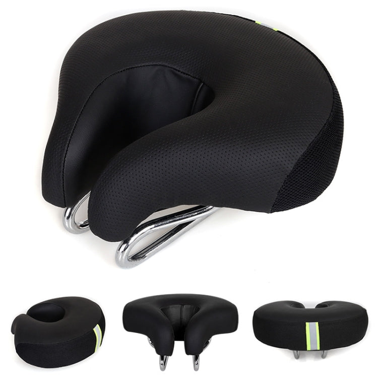 Noseless Bicycle Saddle Mountain Bike Thickened  Soft Cushion
