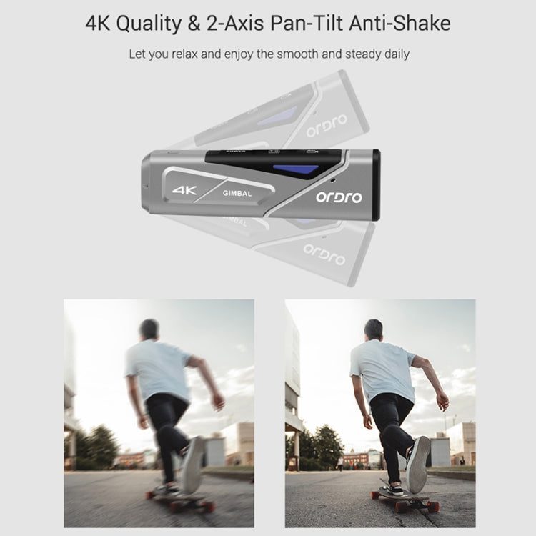 ORDRO EP7 4K Head-Mounted  Auto Focus Live Video Smart Sports Camera