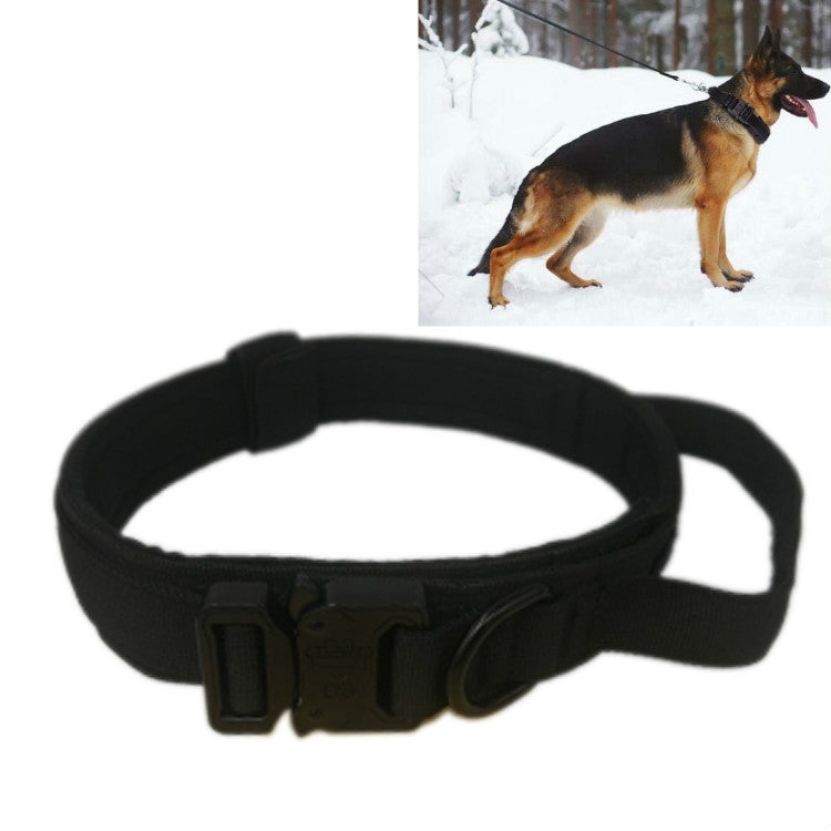 Nylon Thickened Large And Medium-Sized Dog Traction Collar Pet Collar