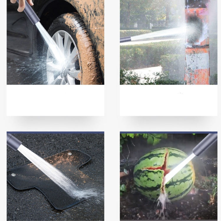 High Pressure Car Wash Water Gun Car Home Dual-Use Tap Water Brushing Car Washing Booster Nozzle Telescopic Hose