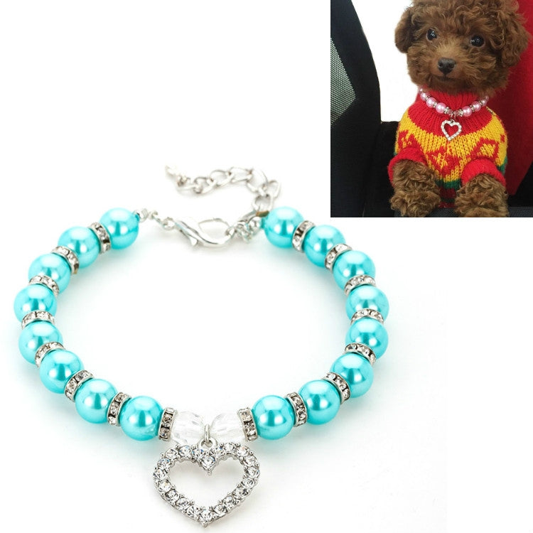 Pet Supplies Pearl Necklace Pet Collars Cat and Dog Accessories