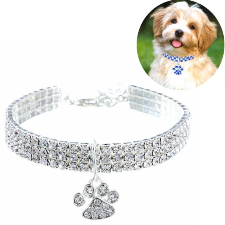 Pet Collar Diamond Elastic Cat And Dog Necklace Jewelry