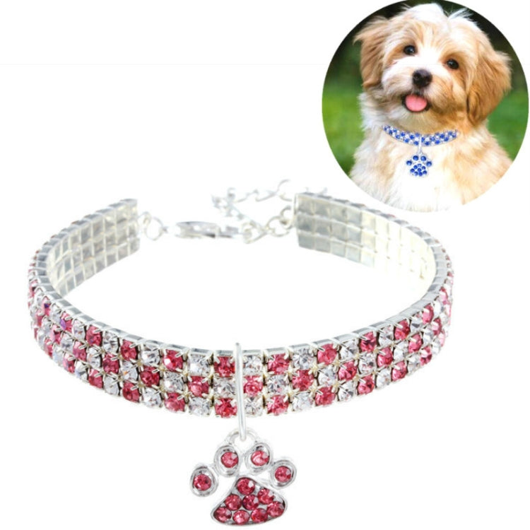 Pet Collar Diamond Elastic Cat And Dog Necklace Jewelry