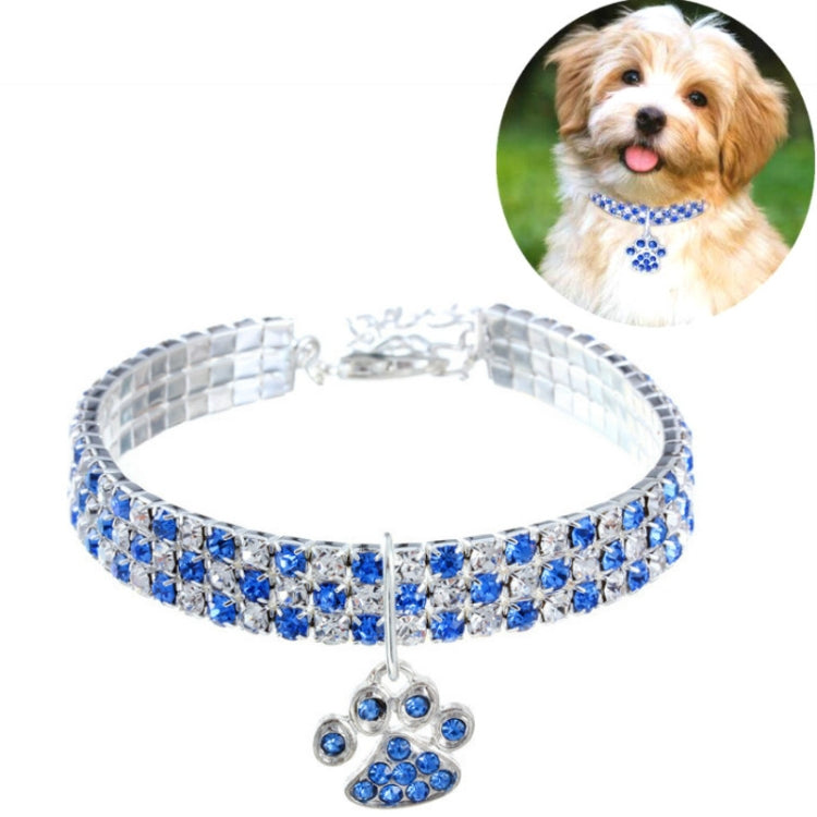 Pet Collar Diamond Elastic Cat And Dog Necklace Jewelry