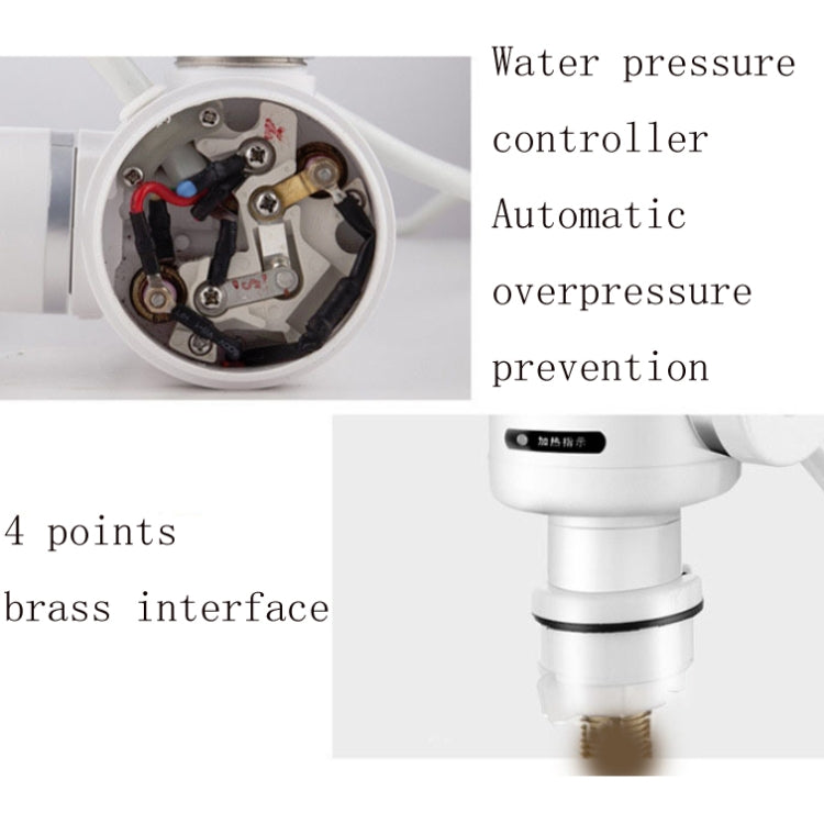Kitchen Instant Electric Hot Water Faucet EU Plug