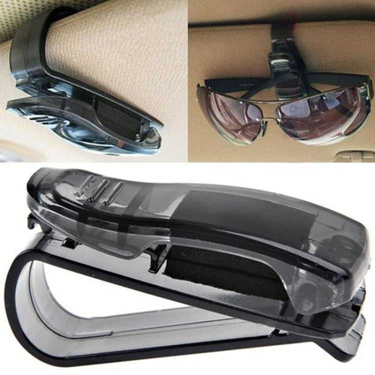 Multi-Function Glasses Case Atuo Car Accessories Sunglasses Holder Auto Fastener Ticket Clip