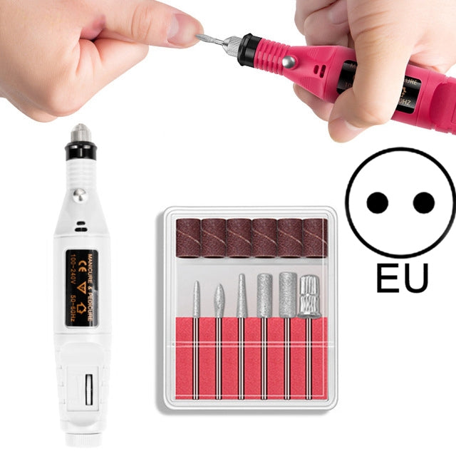 Electric Nail Kit Nail Tips Manicure Machine Electric Nail Art Pen